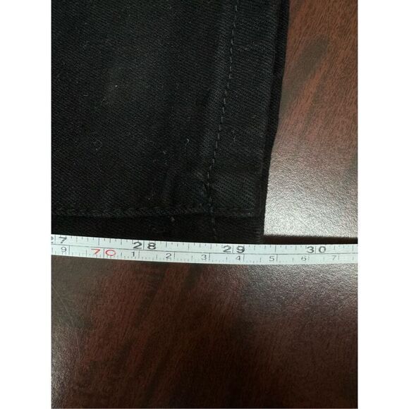 NWT Buckle Vervet Black Skeeter Stretch Boyfriend Distressed Black Jeans Size 27 - Picture 9 of 9